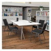 HERCULES Series Heavy Duty Black Vinyl Stack Chair,PK4