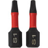 Do it Best 1 In. Square #1 Impact Ready Screwdriver Bit (2-Pack) QJDIB-SC-013 341161