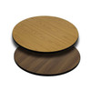 Flash Furniture Round Table Top with Natural or Walnut R XU-RD-36-WNT-GG