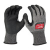 Cut-Resistant Dipped Gloves, Cut Level A3 ,Nitrile ,Rough ,2XL 1 PR