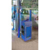 28 gal Square Outdoor Can, Blue, Polyethylene, 18 1-2 in  755104