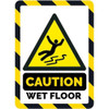 Tarifold Sign Holder,Yellow-Black,1-8 in. H,PK2 P194994