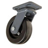 Hamilton Plate Caster,Swivel,Phenolic,6 in.,1200 lb.B S-WH-6P-4SL-IB