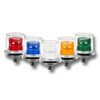 Strobe Light, Amber, LED, 120 to 240V AC, 60 FPM, 5 1-2 in Dia., (F) 1-2 in NPT  225XL-120-240A