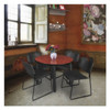 Kee Round Table & Chair Set, Wood, Metal, Polypropylene Top