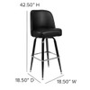 Flash Furniture James Metal Barstool with Swivel Bucket Seat XU-F-125-GG