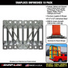 Snap-Loc E-Strap Anchor,3000 lb.WLL,PK10 SLSU10