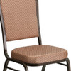 Flash Furniture Gold Fabric Banquet Chair,PK4 4-FD-C01-GOLDVEIN-GO-GG