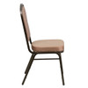 Flash Furniture Gold Fabric Banquet Chair,PK4 4-FD-C01-GOLDVEIN-GO-GG