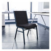 HERCULES Series Heavy Duty Black Dot Fabric Stack Chair,PK4