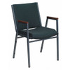 Flash Furniture Fabric Stack Chair w/Arms,Green XU-60154-GN-GG Flash Furniture Fabric Stack Chair w/Arms,Green XU-60154-GN-GG