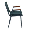 Flash Furniture Fabric Stack Chair w-Arms,Green XU-60154-GN-GG Flash Furniture Fabric Stack Chair w-Arms,Green XU-60154-GN-GG