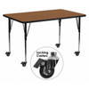 Rectangle Activity Table, Laminate, Wood Grain