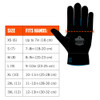 Ergodyne Orange Coated Lightweight Winter Work Gloves, XL, PK144 7401-CASE