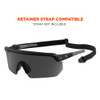 Ergodyne AEGIR, Safety Glasses, Smoke Lens, Matte Black Frame Frame AEGIR
