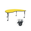Kidney Activity Table, Laminate, Yellow