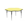 Flash Furniture Flower Activity Table, Laminate, Yellow XU-A60-FLR-YEL-T-A-GG