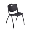 Kee Square Table & Chair Set, Wood, Metal, Plastic Top, Maple  TB4242PLBPBK47BK
