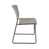 Cain Cain Square Table & Chair Set, Wood, Metal, Polypropylene Top TB3636PL44GY