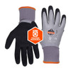 Ergodyne Gray Coated Waterproof Winter Work Gloves, XL, PK144 7501-CASE