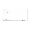 Iceberg Dry Erase Board, Steel, 46 in, 96 in, Aluminum Frame, White, Gloss 31280