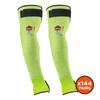 Ergodyne 18" Lime Cut-Resistant Protective Arm Sleeve Pair, PK144 7941CAPR18
