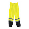 Ergodyne Black Bottom Hi-Vis Pants,Lime,S/M 8910BK