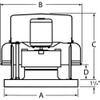 Dayton Downblast Vent,Direct Drive,11 In 6KWK4