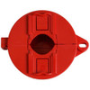 Brady Ball Valve Lockout,4 1-4 in W,Plastic 151748
