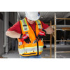 Class 2 Surveyor's High Visibility Orange Safety Vest - Small-Medium  48-73-5165