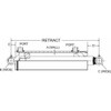 Maxim Hyd Cylinder,1-1-2 In Bore,14 In Stroke 288305