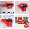 Zing Circuit Breaker Lockout,Red,4-1-2" L 7803