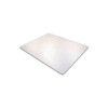 Floortex Chair Mat 48"x53", Traditional Lip Shape, Clear, for Carpet FR1113423LR