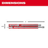 Milwaukee Tool 4 pc. 1-2 in. Drive Extension Set 48-22-9342