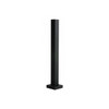 Pedestal Pro Touch Plate Bollard,48"H,42 lb. HD-Black-Tower