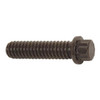 Grade 9, 1/4"-28 Flange Bolt, Plain Alloy Steel, 3/4 in L, 100 PK