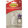 Command Medium Brushed Nickel Traditional Hook, 1 Hook, 2 Strips 17051BN-ES 229958
