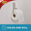 Command Bath Satin Nickel Adhesive Toilet Paper Holder, 2 Strips BATH53-SN-ESF 241901