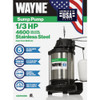 Wayne 1-3 HP Stainless Steel Sump Pump CDU790SS 474346