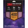 3M 3pk Pro 400g Sandpaper SHR400-PGP-3T