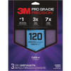 3M 3pk Pro 120g Sandpaper SHR120-PGP-3T