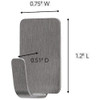 Command Small Stainless Steel Metal Hooks, 4 Hooks, 5 Strips 17031SS-4ES 241075