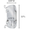 Command Clear Large Cord Clips, 2 Clips, 3 Strips 17303CLRES 246935