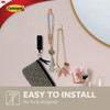 Command Small Metallic Brass Decorative Hook, 4 Hooks, 5 Strips 17032BR-4ES 217188