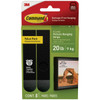 Command 20 Lb. Black Picture Hanging Strips, 8 Pairs 17217BLK-8ES
