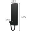 Command Medium Matte Black Decorative Hook, 2 Hooks, 4 Strips 17034MB-2ES 227037
