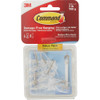 Command Medium Wire Hook Value Pack, Clear, 6 Hooks, 8 Strips 17065CLR-6ES 233203