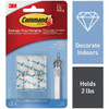 Command Medium Wire Hook, Clear, 2 Hooks, 3 Strips 17065CLR-ES