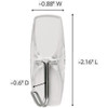 Command Medium Wire Hook, Clear, 2 Hooks, 3 Strips 17065CLR-ES 233747