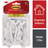Command Medium Utility Hook Mega Pack, White, 20 Hooks, 24 Strips 17001-MPES